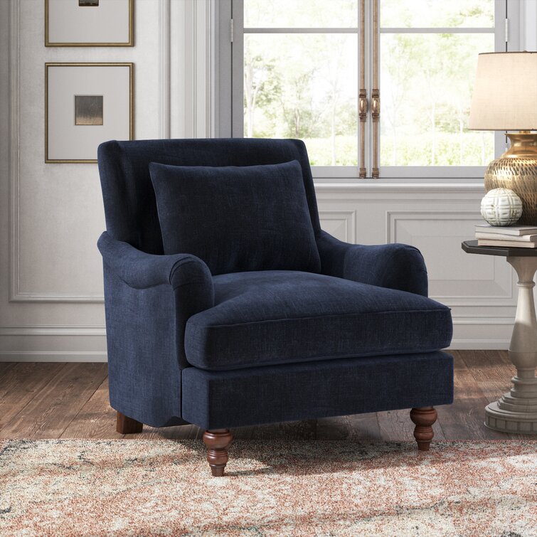 Wayfair blue outlet velvet chair